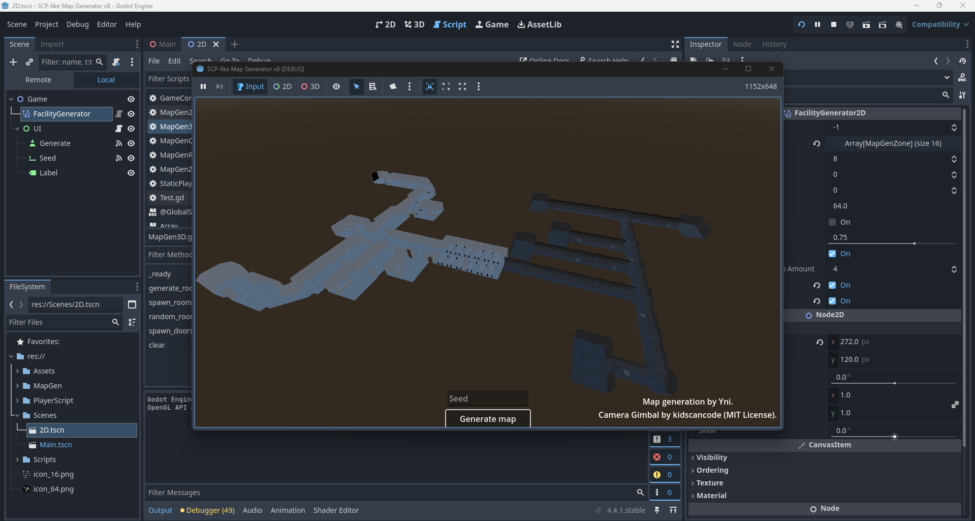 Map Generator in Godot
